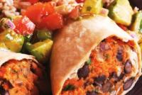 Black Bean & Sweet Potato Burrito