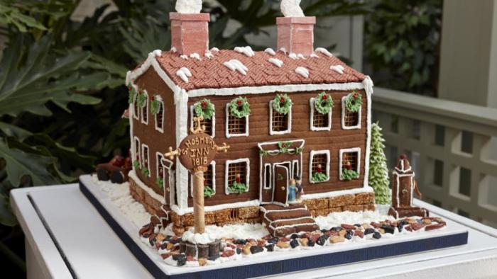 Ho! Ho! Ho-liday Celebrations and Festive Fun in the Finger Lakes Sweet Creations Gingerbread Display